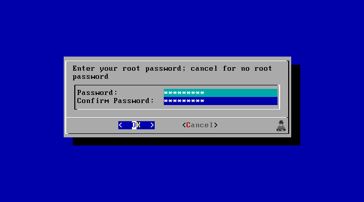 Step 6 - Setting Root Password